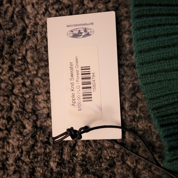 Apple knit sweater red and green by butter - Picture 4 of 4